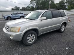 Toyota salvage cars for sale: 2002 Toyota Highlander Limited