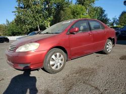 Toyota salvage cars for sale: 2003 Toyota Corolla CE