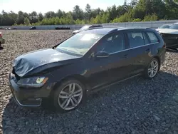 Volkswagen Vehiculos salvage en venta: 2015 Volkswagen Golf Sportwagen TDI S