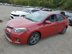 Salvage cars for sale at Marlboro, NY auction: 2016 Toyota Corolla L