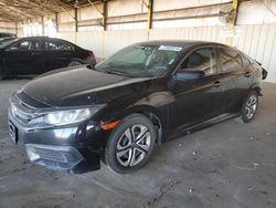 Honda salvage cars for sale: 2017 Honda Civic LX