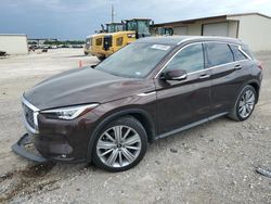 Salvage cars for sale at Temple, TX auction: 2020 Infiniti QX50 Pure