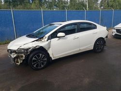 Vehiculos salvage en venta de Copart Moncton, NB: 2015 Honda Civic LX