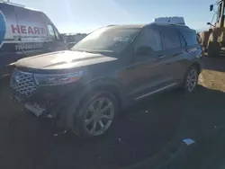 Salvage cars for sale at Brighton, CO auction: 2020 Ford Explorer Platinum