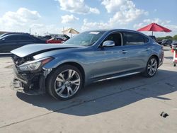 Salvage cars for sale at Grand Prairie, TX auction: 2017 Infiniti Q70 3.7