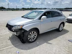 Salvage cars for sale from Copart Arcadia, FL: 2011 Lexus RX 350