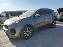 Salvage cars for sale at Haslet, TX auction: 2019 KIA Sportage EX