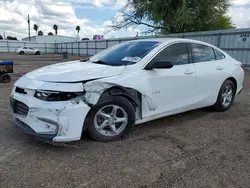 Carros salvage sin ofertas aún a la venta en subasta: 2016 Chevrolet Malibu LS