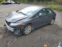 Honda salvage cars for sale: 2012 Honda Civic LX