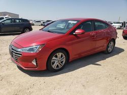 Salvage cars for sale at Amarillo, TX auction: 2020 Hyundai Elantra SEL