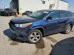 Toyota salvage cars for sale: 2016 Toyota Highlander Limited