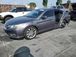 Salvage cars for sale at Wilmington, CA auction: 2015 Honda Accord Sport