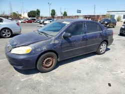 Salvage cars for sale at Wilmington, CA auction: 2005 Toyota Corolla CE