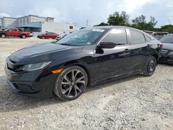 Honda salvage cars for sale: 2020 Honda Civic Sport