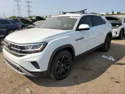 Salvage cars for sale at Elgin, IL auction: 2022 Volkswagen Atlas Cross Sport SE