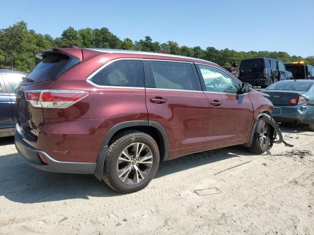 2016 Toyota Highlander XLE