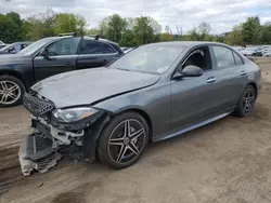 Mercedes-Benz salvage cars for sale: 2024 Mercedes-Benz C 300 4matic