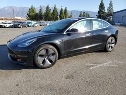 Salvage cars for sale at Rancho Cucamonga, CA auction: 2018 Tesla Model 3