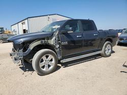 Salvage cars for sale at Amarillo, TX auction: 2015 Dodge RAM 1500 SLT