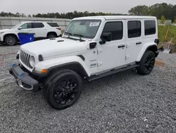 Jeep salvage cars for sale: 2024 Jeep Wrangler Sahara 4XE