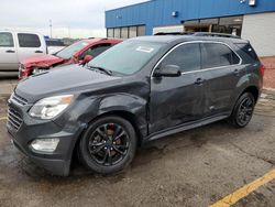 Chevrolet Equinox lt salvage cars for sale: 2017 Chevrolet Equinox LT