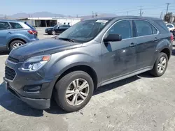 Salvage cars for sale at Sun Valley, CA auction: 2017 Chevrolet Equinox LS