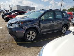 Salvage cars for sale at Chicago Heights, IL auction: 2015 Subaru Forester 2.5I