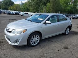 Toyota salvage cars for sale: 2013 Toyota Camry Hybrid