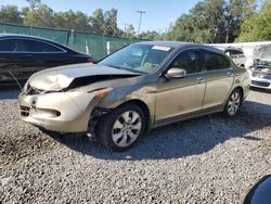 Salvage cars for sale at Riverview, FL auction: 2010 Honda Accord EXL