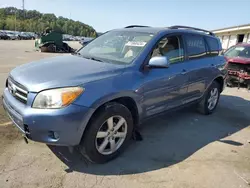 Toyota salvage cars for sale: 2007 Toyota Rav4 Limited