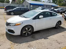 Salvage cars for sale at Wichita, KS auction: 2015 Honda Civic EX