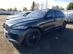 Salvage cars for sale at Bowmanville, ON auction: 2018 Jaguar F-PACE S