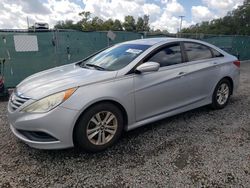 Salvage cars for sale at Arcadia, FL auction: 2014 Hyundai Sonata GLS