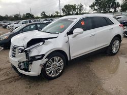 Salvage cars for sale at Riverview, FL auction: 2018 Cadillac XT5 Premium Luxury