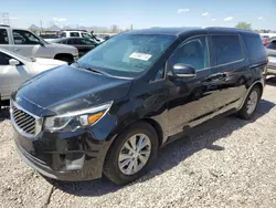 Salvage cars for sale at Tucson, AZ auction: 2017 KIA Sedona LX