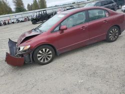 Honda salvage cars for sale: 2009 Honda Civic EX