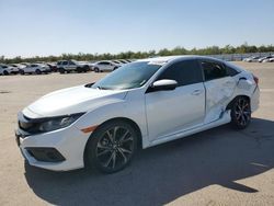 Salvage cars for sale at Fresno, CA auction: 2020 Honda Civic Sport