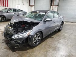 Salvage cars for sale at Brookhaven, NY auction: 2021 Nissan Sentra SV