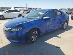 Honda salvage cars for sale: 2018 Honda Civic LX