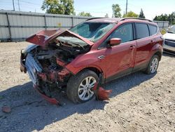 Salvage cars for sale at Lansing, MI auction: 2018 Ford Escape SE