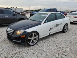 Salvage cars for sale at Taylor, TX auction: 2013 Mercedes-Benz C 250