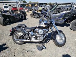 Salvage motorcycles for sale at Sacramento, CA auction: 1996 Harley-Davidson Flstf