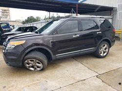 Salvage cars for sale at New Orleans, LA auction: 2013 Ford Explorer Limited