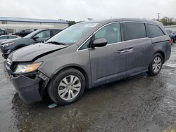 Salvage cars for sale at Pennsburg, PA auction: 2016 Honda Odyssey EXL