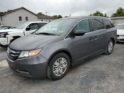 Salvage cars for sale at York Haven, PA auction: 2014 Honda Odyssey LX