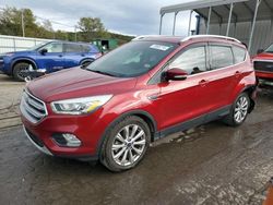 Salvage cars for sale at Lebanon, TN auction: 2017 Ford Escape Titanium