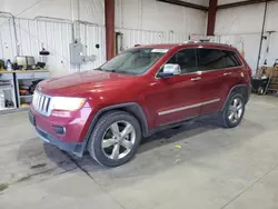 Jeep salvage cars for sale: 2012 Jeep Grand Cherokee Overland