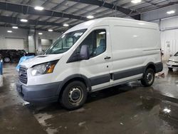 Salvage trucks for sale at Ham Lake, MN auction: 2015 Ford Transit T-150