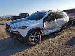 Jeep salvage cars for sale: 2017 Jeep Cherokee Trailhawk