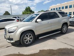 Salvage cars for sale at Littleton, CO auction: 2013 GMC Acadia SLT-2